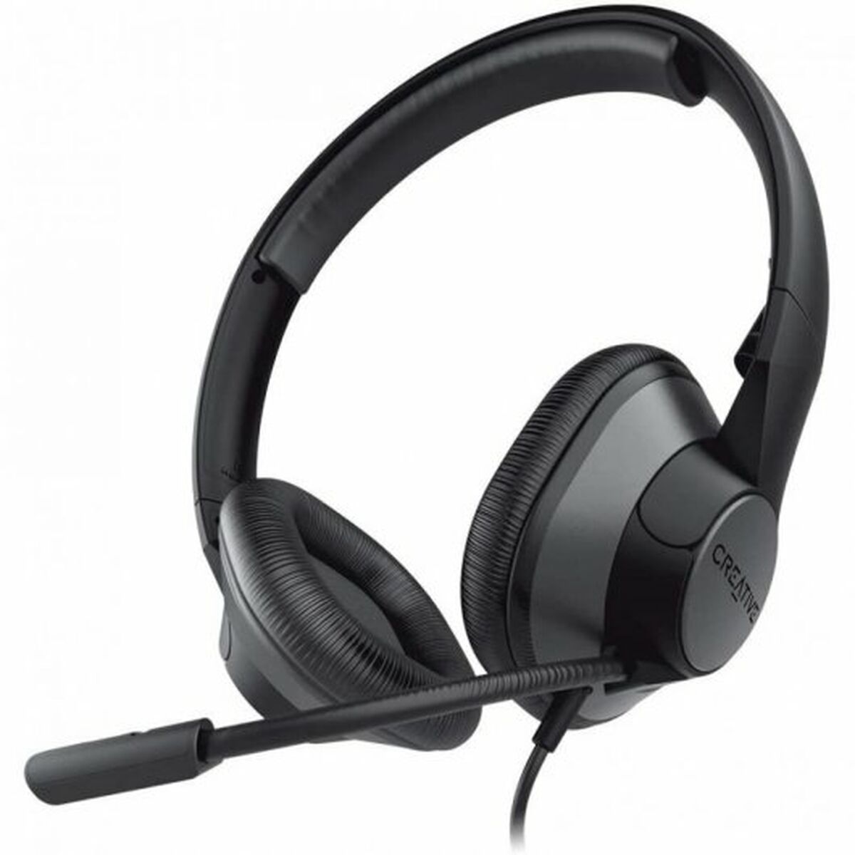 Hörlurar med Mikrofon Creative Technology HS-720 V2 Svart